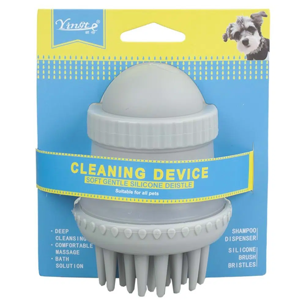 Yingte Şampuan Hazneli Kedi Köpek Banyo Tarağı