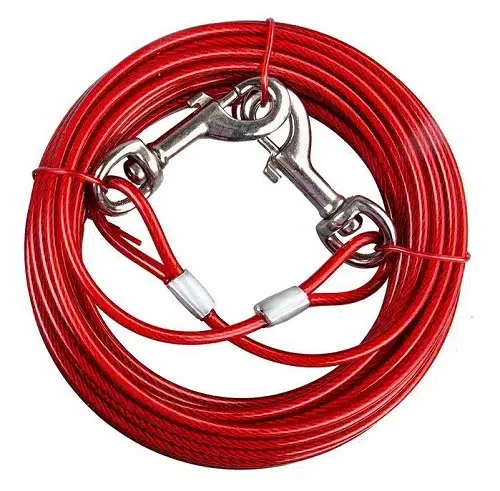 Polo SL310 Köpekler İçin Bahçe Bağlama Çelik Halat 5,0 mm x 10 m