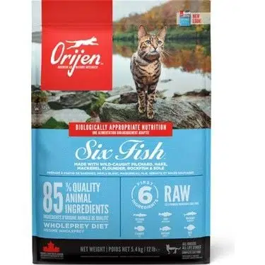 Orijen Six Fish Balık Etli Kedi Maması 5.4 kg
