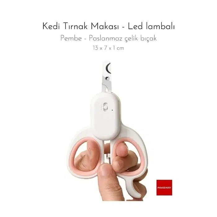 Pakeway Led Işıklı Kedi Köpek Tırnak Makası PAKEWAY146