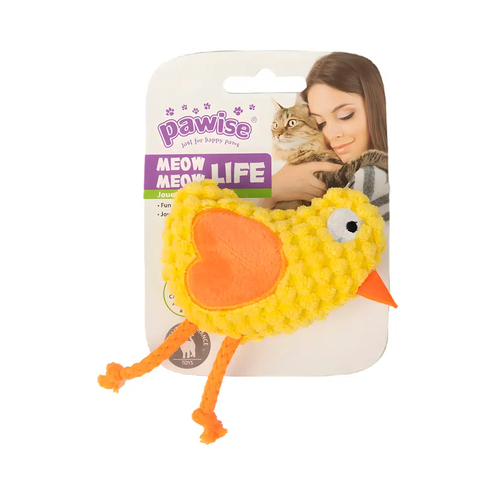 Pawise Örgü Kedi Oyuncağı Civciv