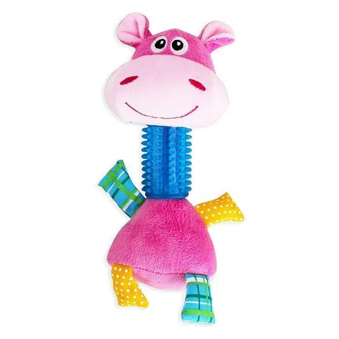 Pawise Peluş Köpek Oyuncağı Long Neck Hippo Gıraffe Zürafa 15144-46