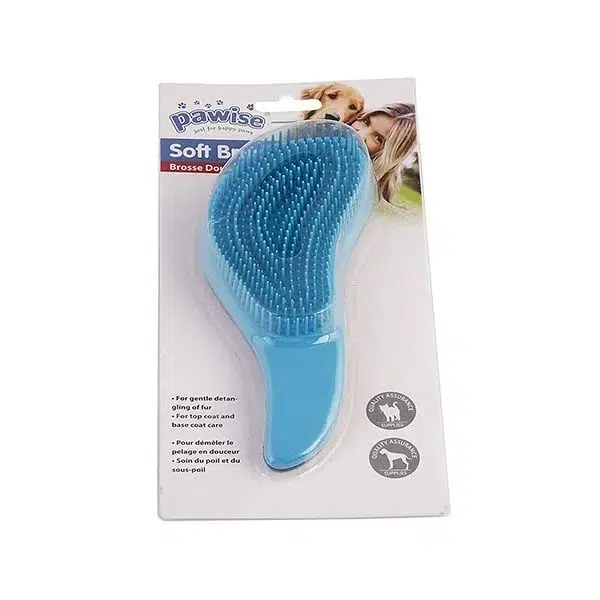Pawise Soft Hassas Köpekler için Tarama ve Yıkama Fırçası 19cm