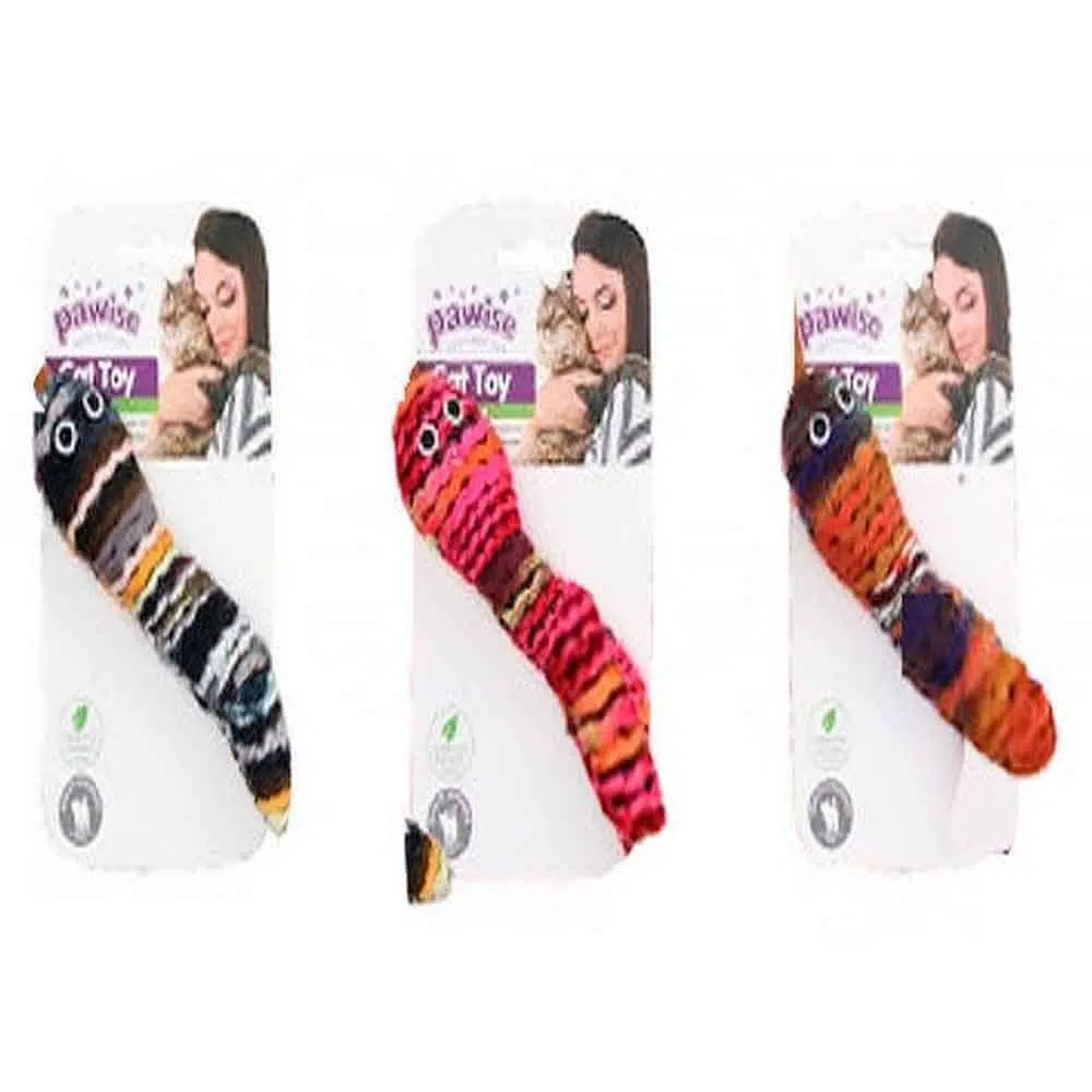 Pawise Yün Kurtçuk Kedi Oyuncağı 14cm 28343