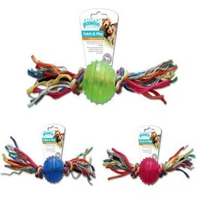 Pawise14541 Renkli İpli Top Oyuncak 6,3 cm