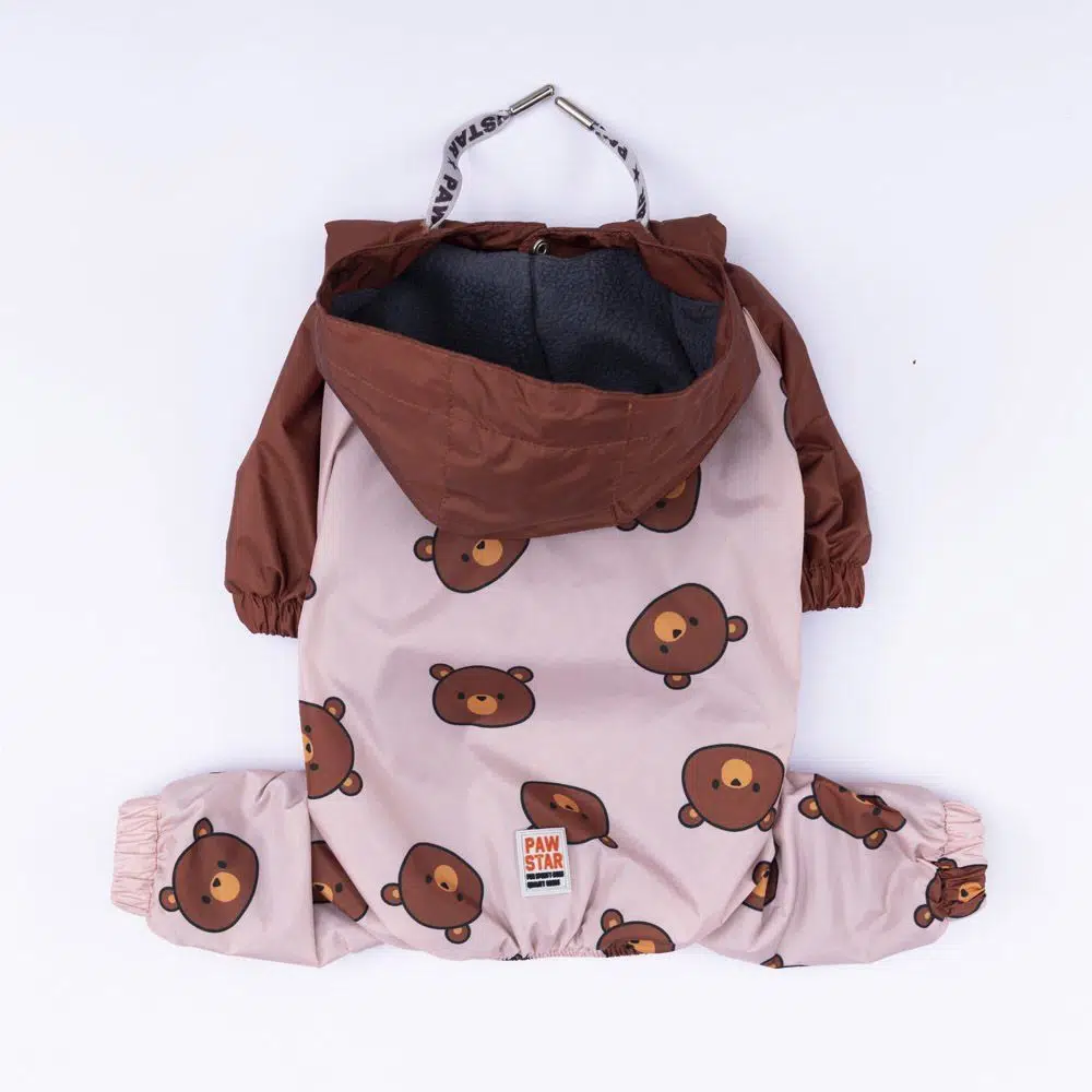 Pawstar Colorado Ayıcık Desenli Köpek Yağmurluğu M 24511