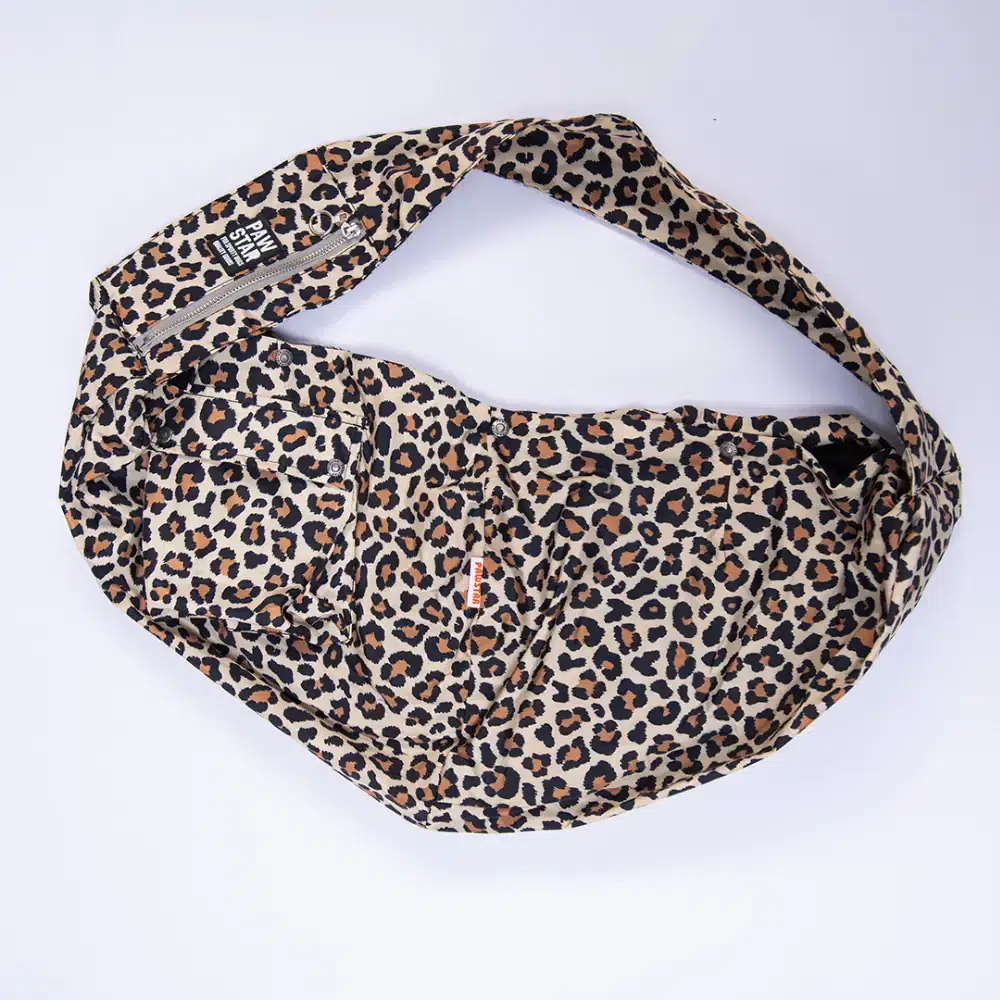 Pawstar Cross Body Leopar Desenli Omuz Taşıma Çantası 23022