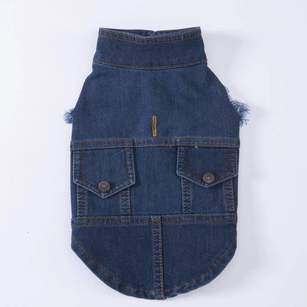 Pawstar Denim Kot Köpek Yeleği S 22101