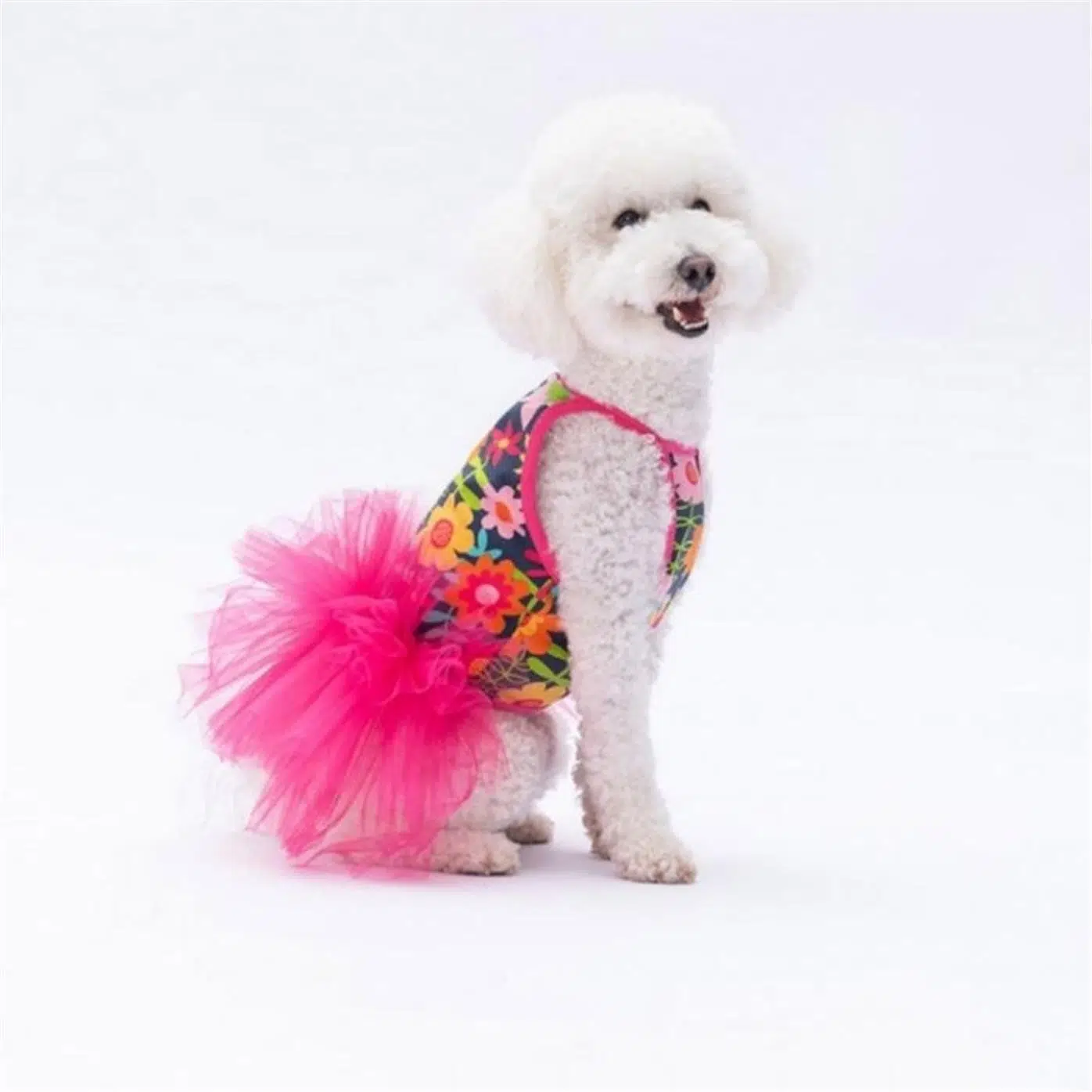 PAWSTAR FLOWERS FUŞYA TÜTÜLÜ ELBİSE M