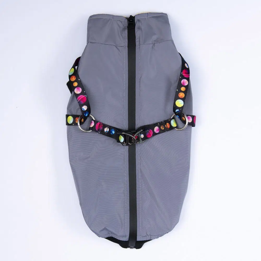 Pawstar Gri Nuuk Köpek Yelek Yağmurluk Tasmalı M 24105