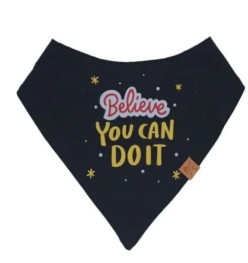 Pawstar Köpek Bandana Fular Lacivert Believe No:3