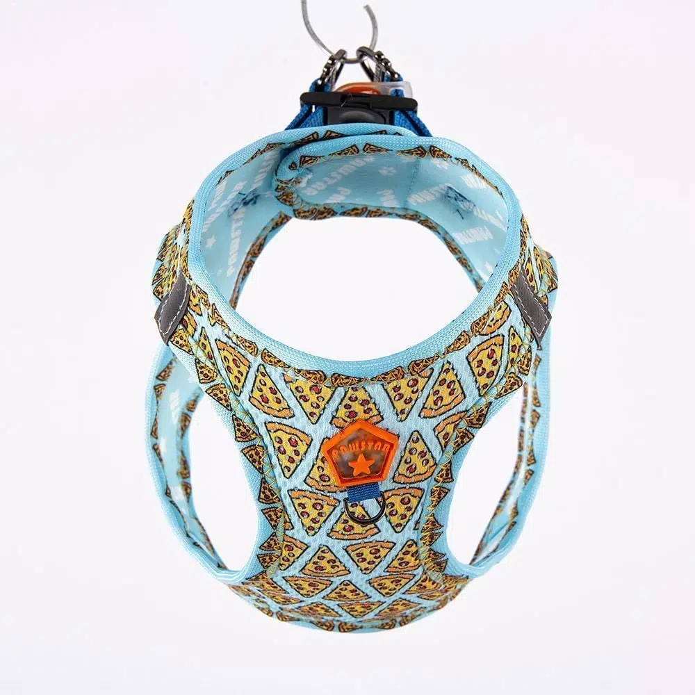 Pawstar Köpek Göğüs Tasması Pizza Desenli M