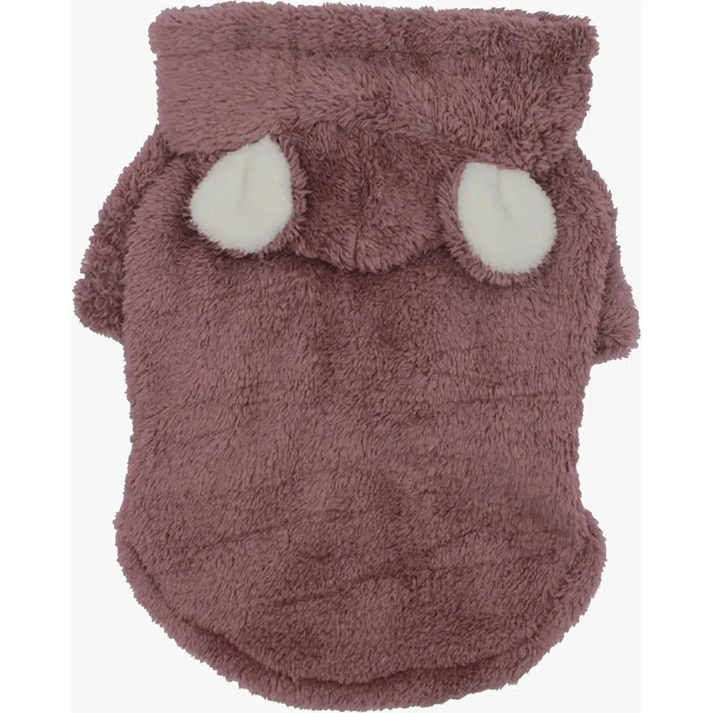 Pawstar Köpek Kıyafeti Peluş Kapşonlu Rose 22731 - M