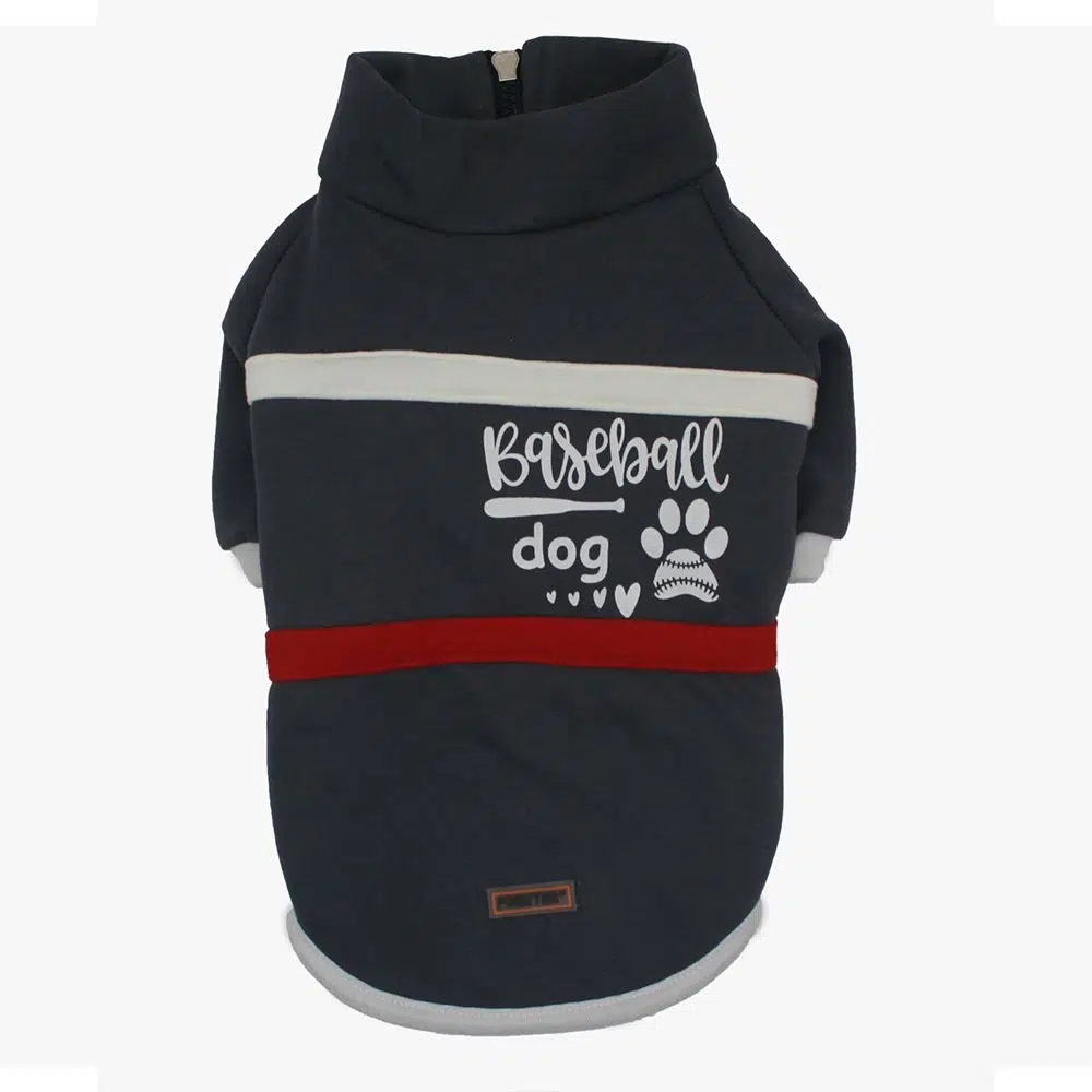 Pawstar Köpek Sweati Gri Baseball 22205 - M