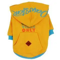 Pawstar Köpek Sweati Kapşonlu Sarı Hoodie S