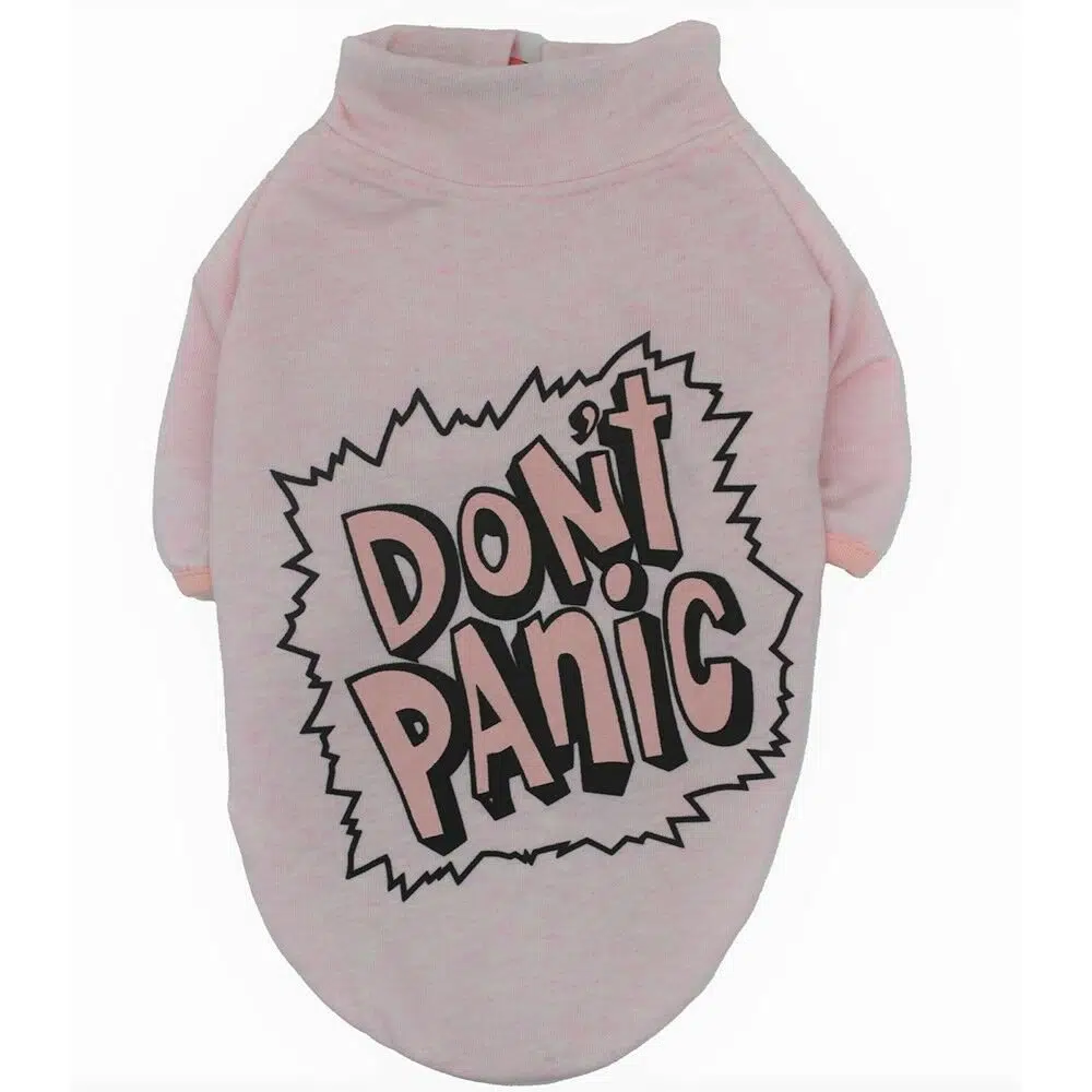 Pawstar Köpek Sweati Pembe Dont Panic 22721 - M
