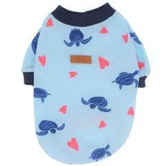 Pawstar Köpek Sweati Penye Kaplumbağa Desen S