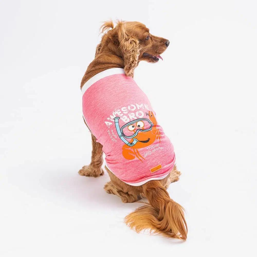 Pawstar Köpek Tişörtü Pembe Crab XL 23809