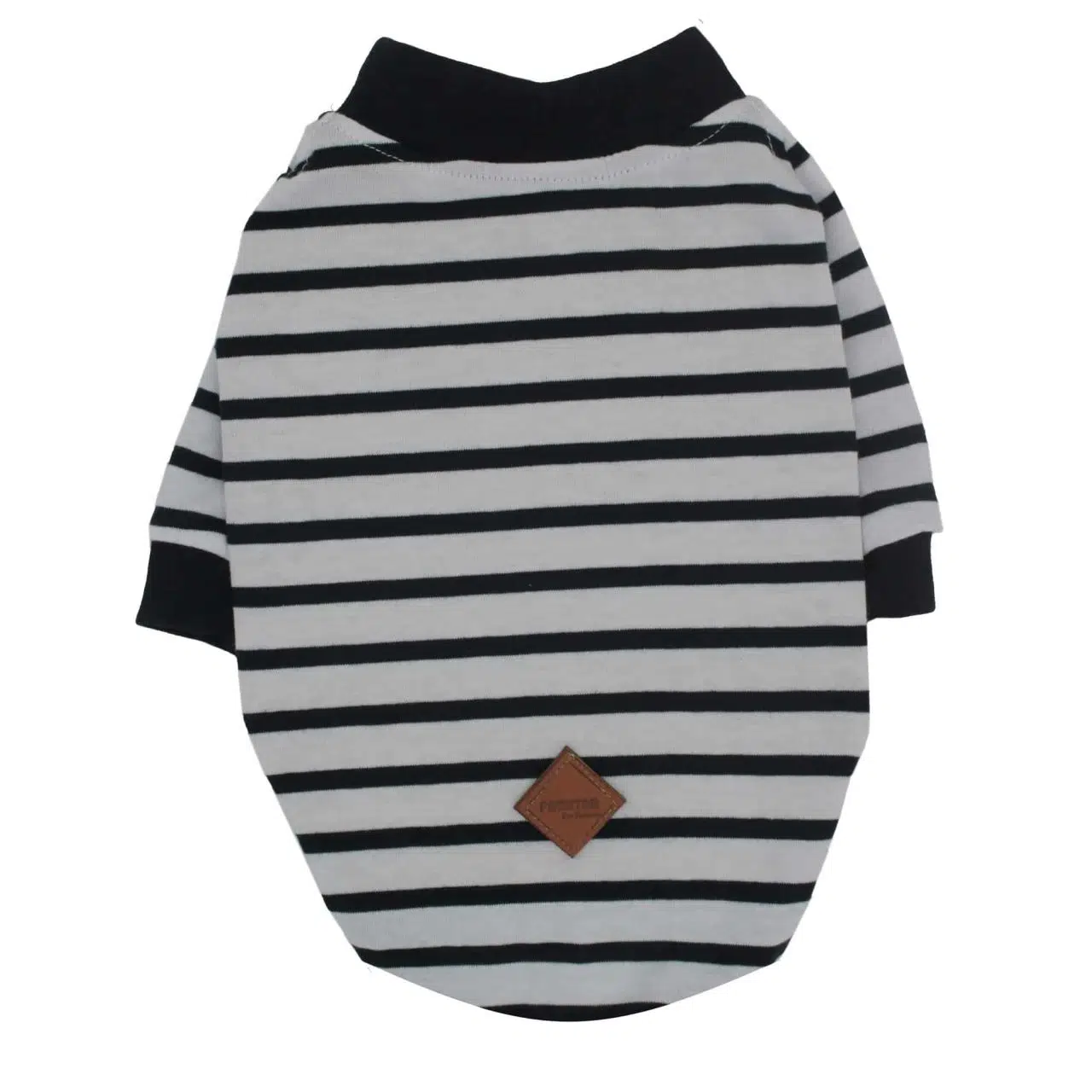 Pawstar Köpek Tişörtü Siyah Beyaz Çizgili 22706 - 2 XL