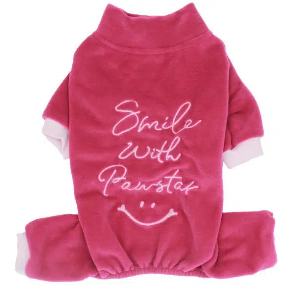 Pawstar Köpek Tulumu Polarlı Pembe 22902 - M