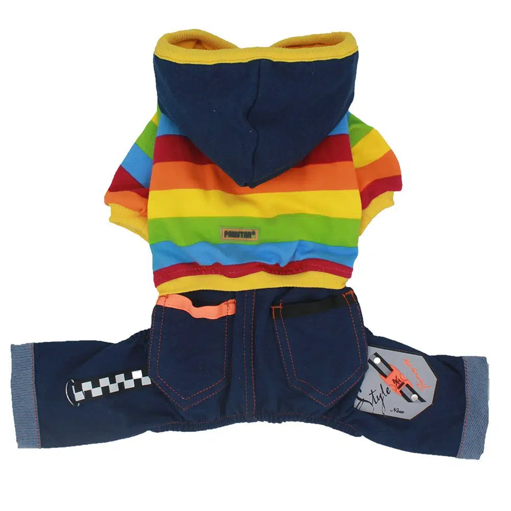 Pawstar Köpek Tulumu Sweatshirt Kapşonlu İris 22915 - S