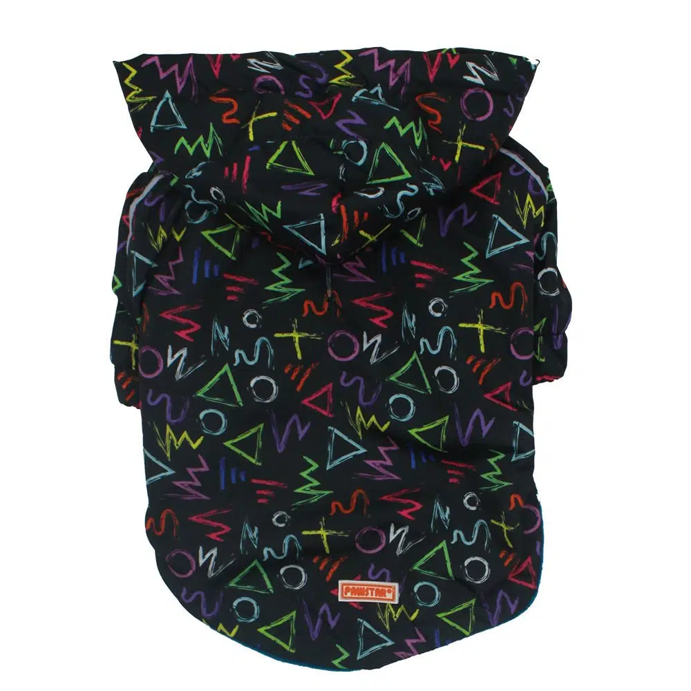 Pawstar Köpek Yağmurluğu Kapşonlu Symbol Desen 22565 - 4XL