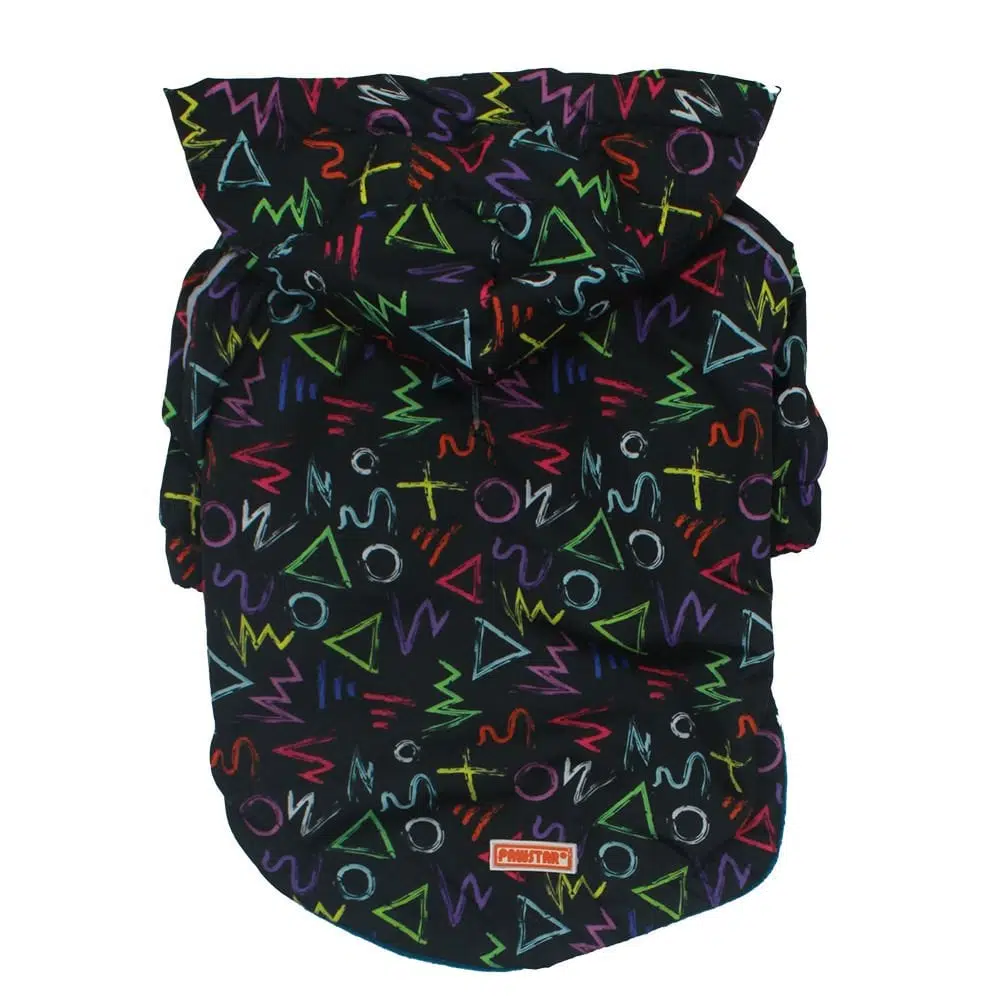 Pawstar Köpek Yağmurluğu Kapşonlu Symbol Desen 22565 - 5XL