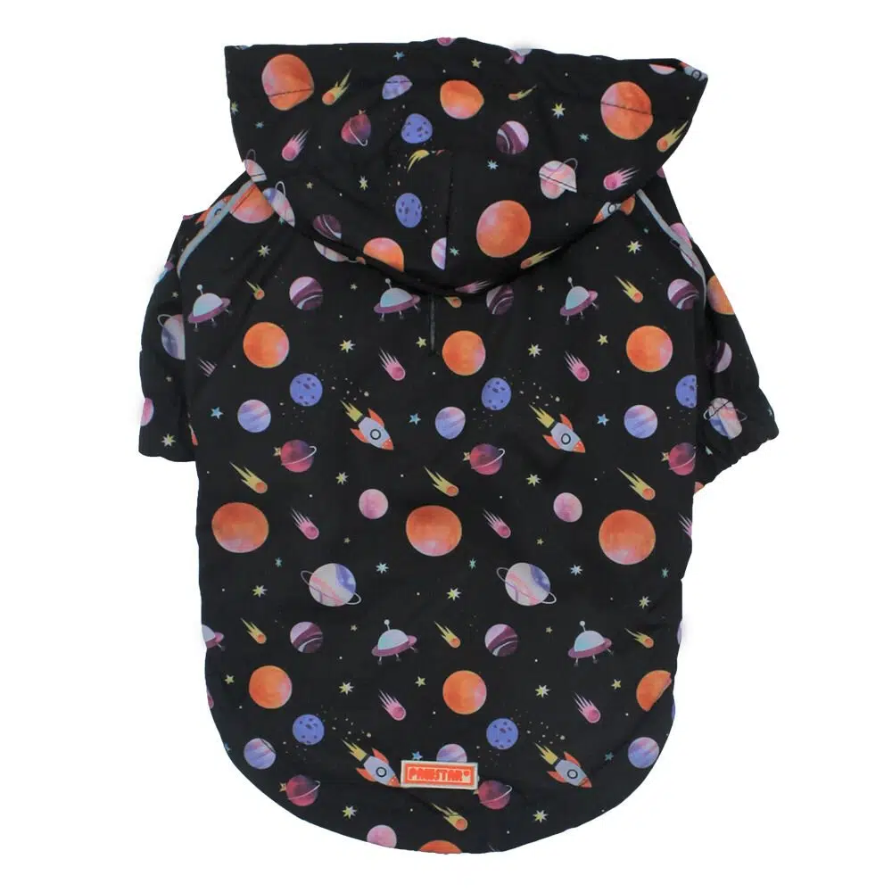 Pawstar Köpek Yağmurluğu Uzay Desenli 22563 - XL