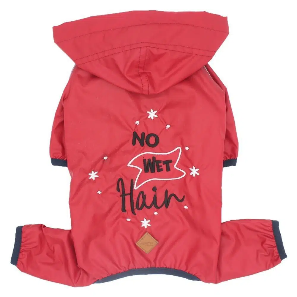 Pawstar Köpek Yağmurluk Tulum Kırmızı 21554 - M