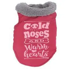 Pawstar Köpek Yeleği Polarlı Vişne S