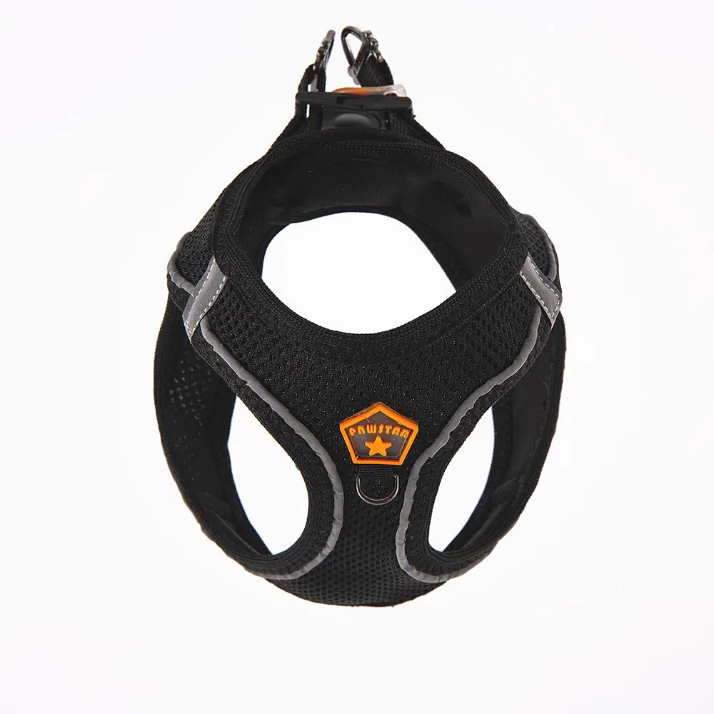 Pawstar Air Mesh Göğüs Tasması XL Siyah