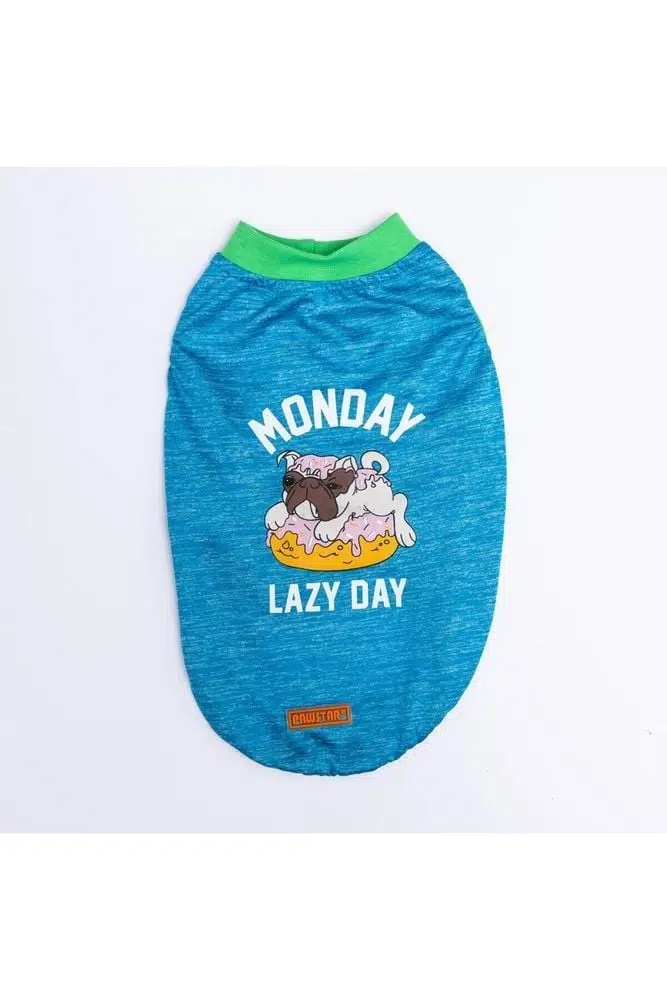 Pawstar Lazy Mavi Köpek Tshirt L 23813
