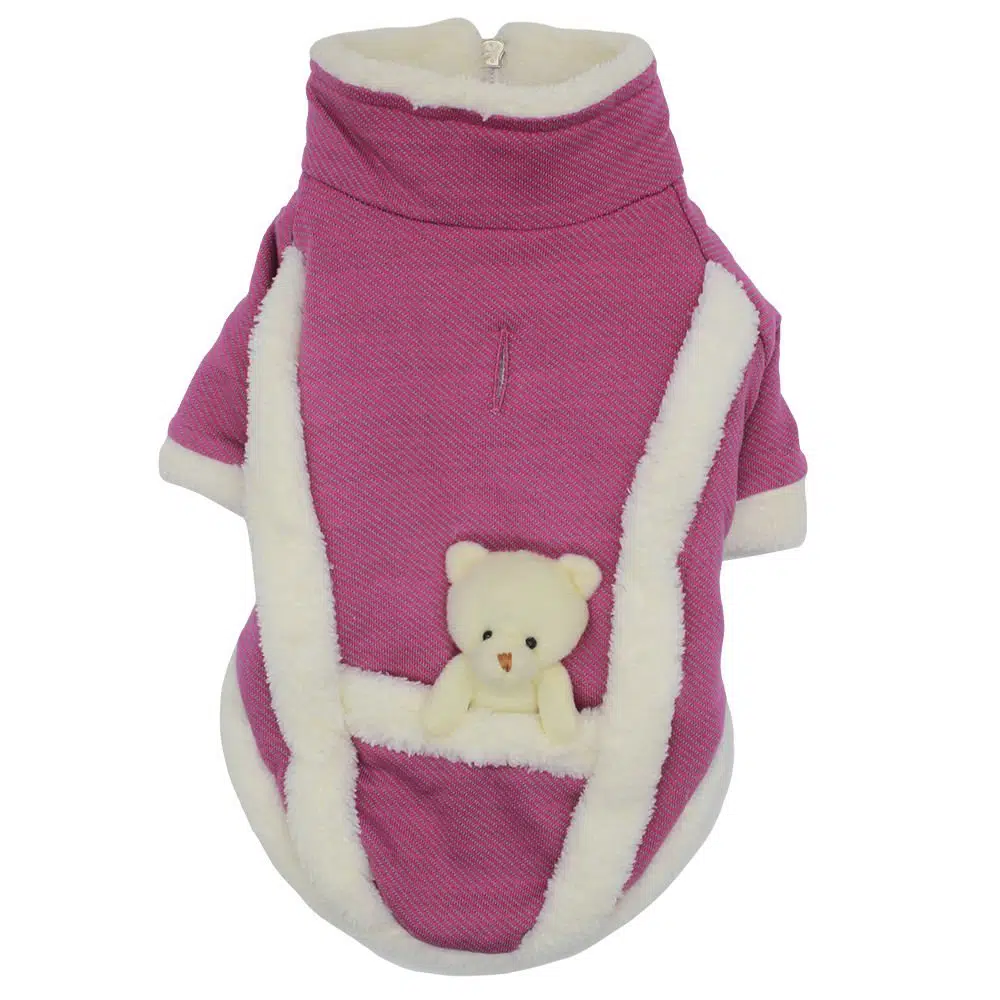 Pawstar Polarlı Köpek Montu Fuşya 22207 - 2XL