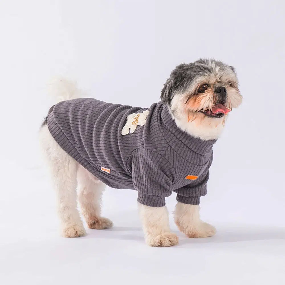 Pawstar Turtleneck Antrasit Köpek Sweati L 23716