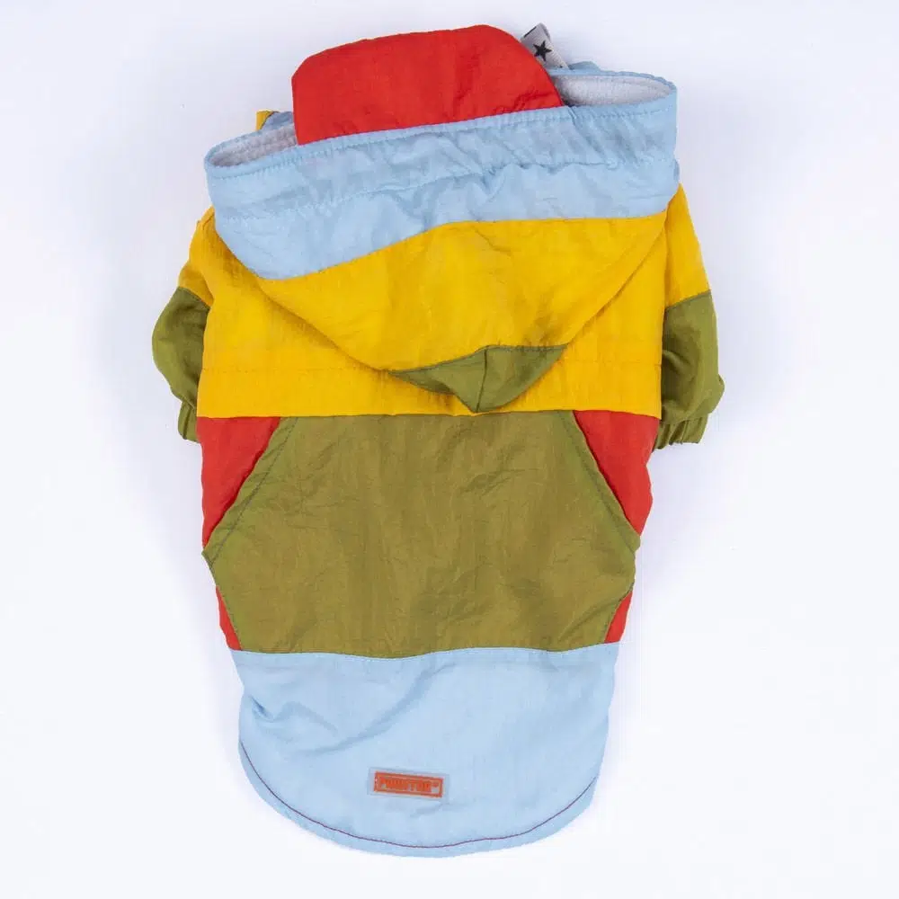 Pawstar Vivid Kavai Renkli Desenli Köpek Yağmurluğu XL 24527