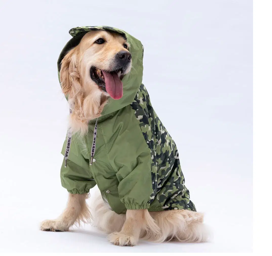Pawstar Yeşil Dijon Kamuflaj Yağmurluk 4XL #BÜYÜK
