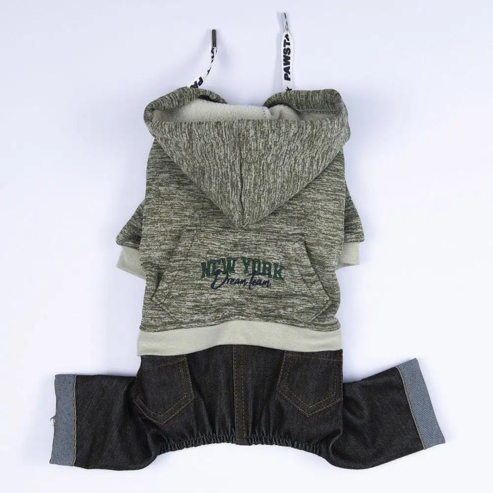 Pawstar Yeşil New York Köpek Tulumu L 24915