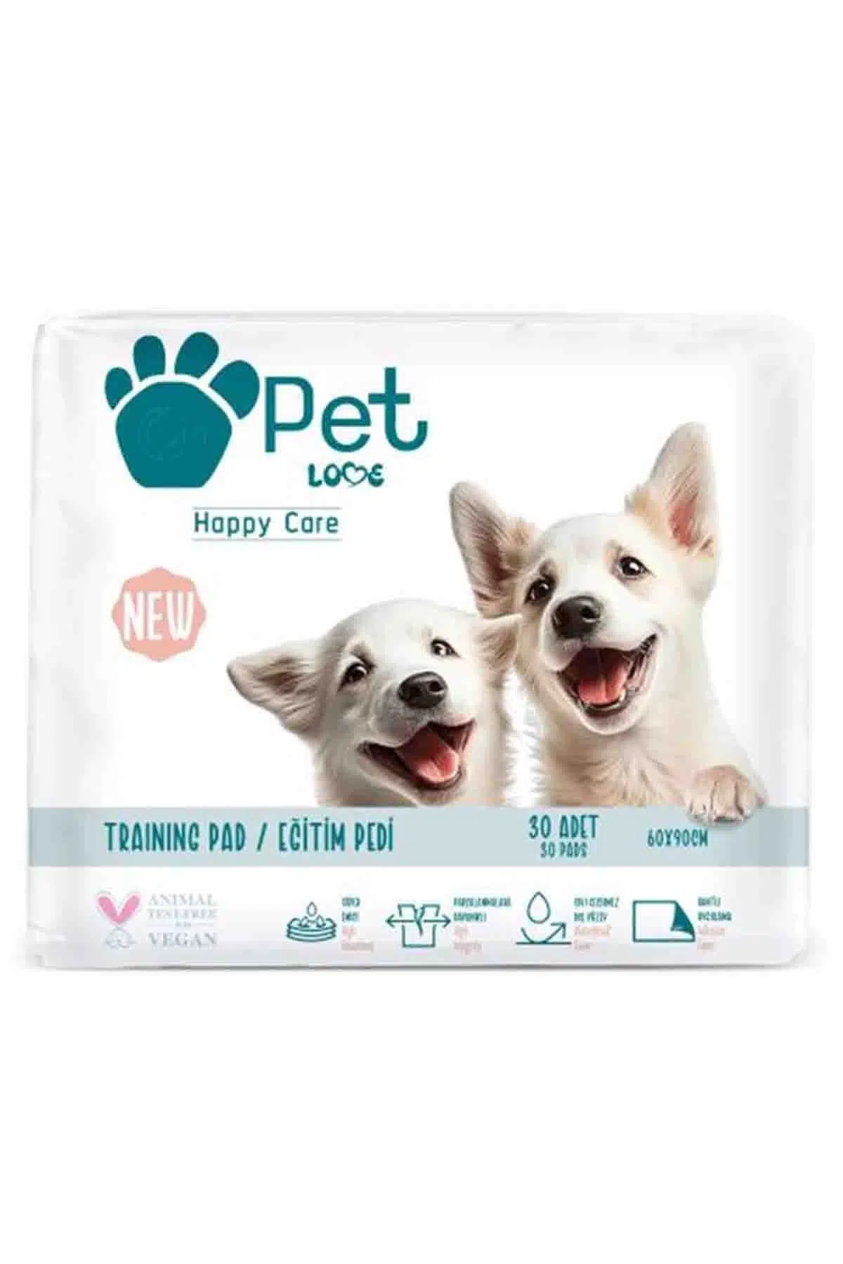 Pet Love Bantlı Çiş Pedi 30lu 60x90cm