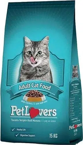 Petlovers Tavuklu Yetişkin Kedi Maması 15 Kg