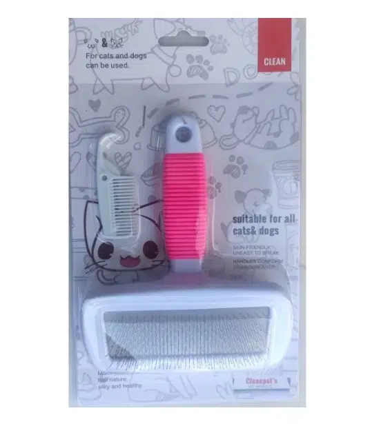 Pets Fosforlu Saplı Kedi Köpek Tarağı M 10cm