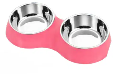 Petvoda İkili Çelik Mama Kabı L 35*18*5cm