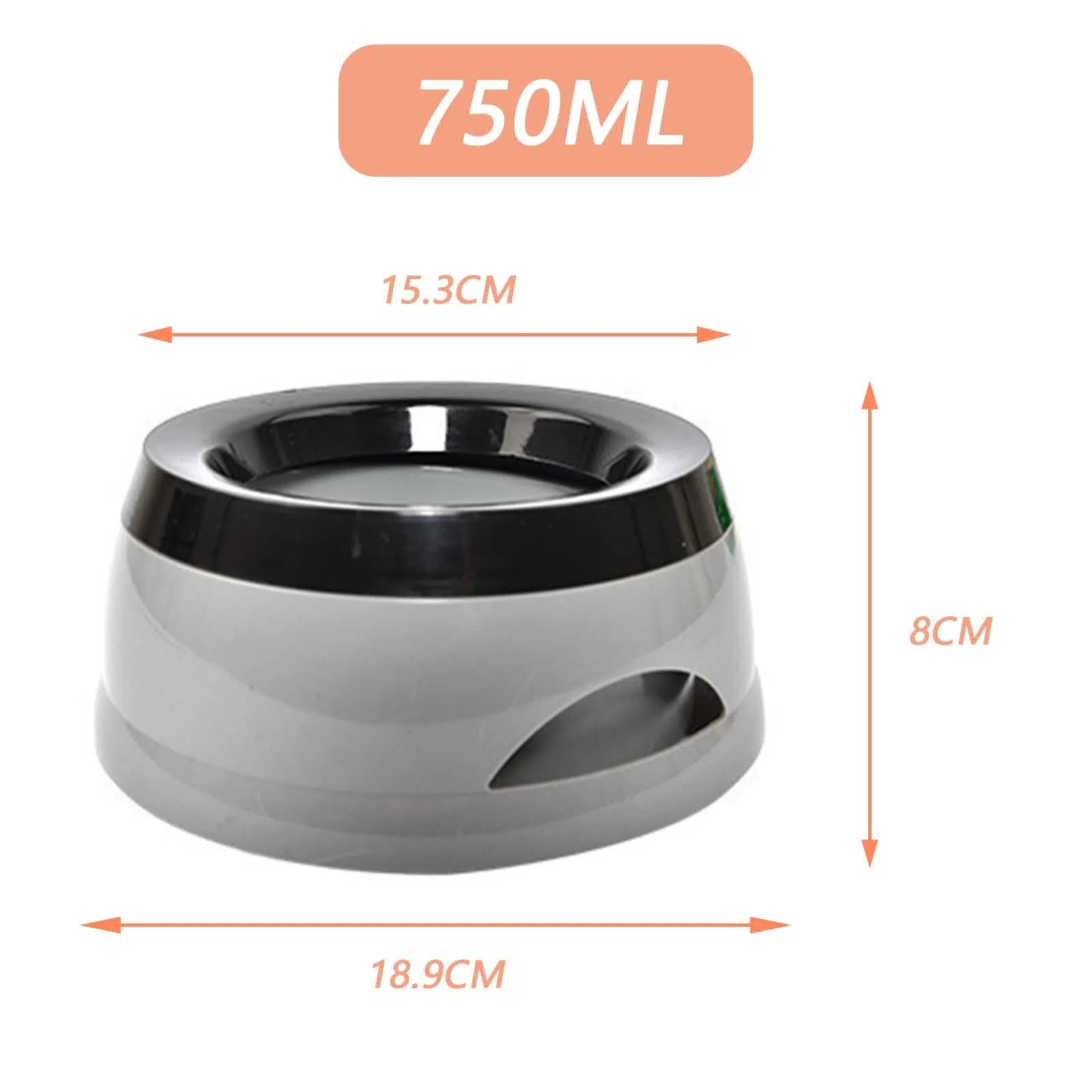 Petvoda Non Spill Dökülmez Köpek Su Kabı 750 Ml 11047