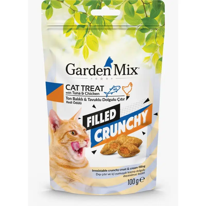 Gardenmix Ton Balıklı Ve Tavuklu İçi Dolgulu Kedi Ödülü 100 Gr