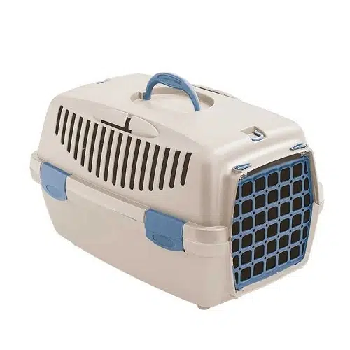 Stefanplast Gulliver 1 Kedi Köpek Taşıma Çantası Mavi Bej 48x32x31 Cm