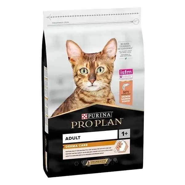 Pro Plan Derma Care Somonlu Tüy Sağlığı Destekleyici Yetişkin Kedi Maması 1,5 kg