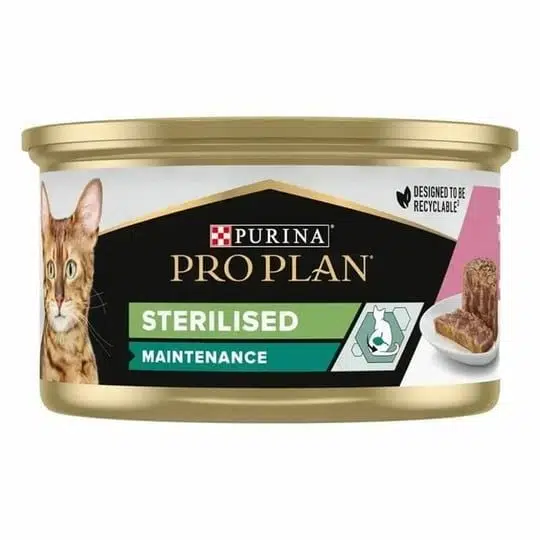 Proplan Ton Balıklı ve Somonlu Kısırlaştırılmış Kedi Konservesi 85 Gr