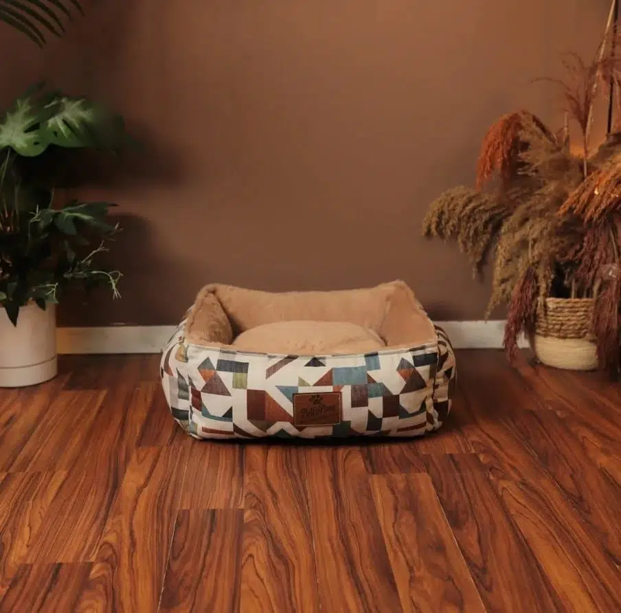 Puffy Paws Rainbow Peluş Köpek Yatağı L 65*65 Cm