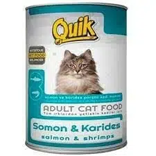 Quik Somonlu Karidesli Yetişkin Kedi Konservesi 415gr