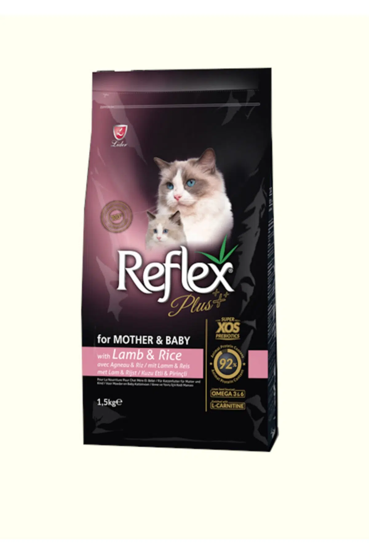 Reflex Mother & Babycat Kuzu Etli Ve Pirinçli Yavru Kedi Maması 1,5 kg
