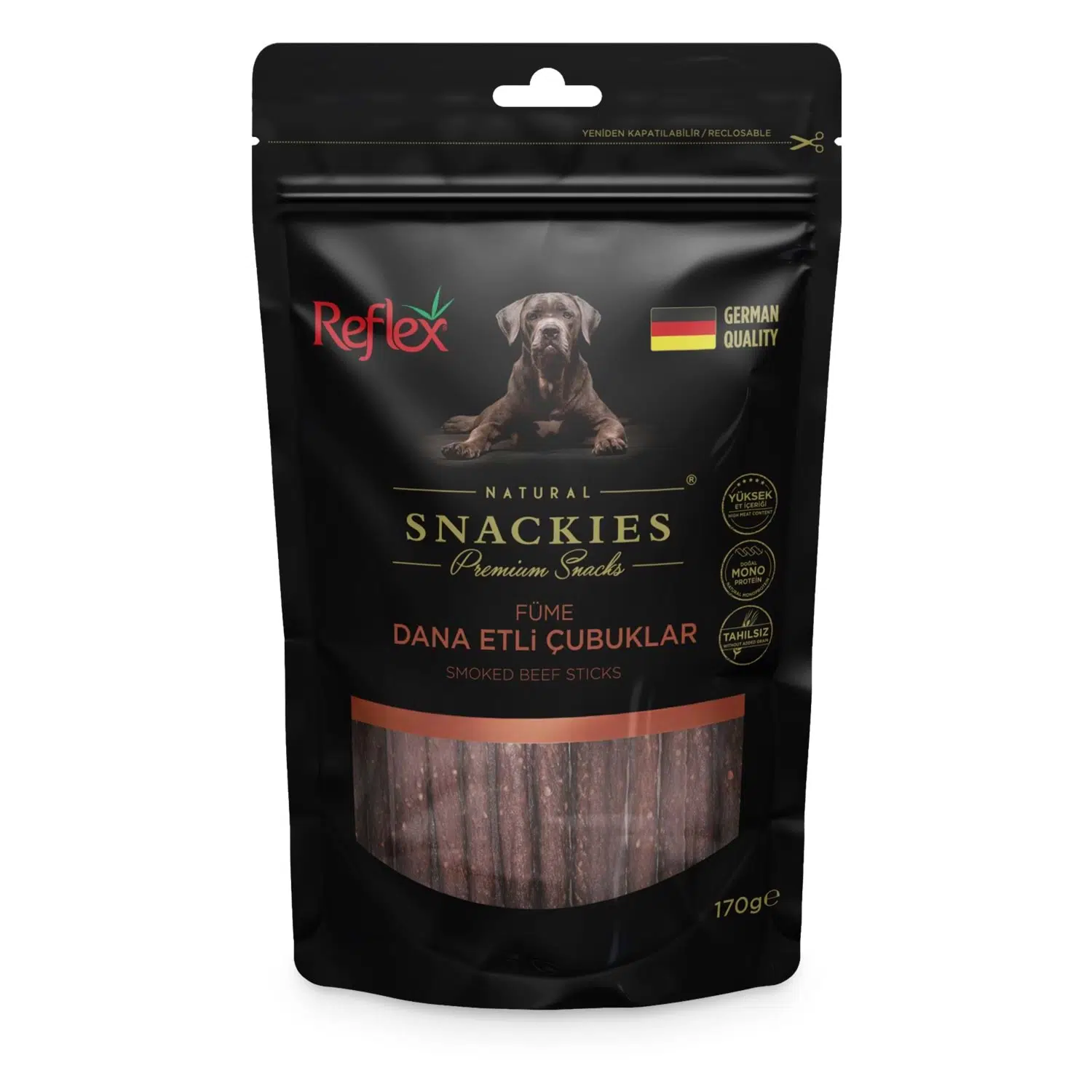 Reflex Snackies Füme Dana Etli Eğitim Çubukları 170 Gr